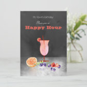 カクテルとフルーツのハッピーアワー招待状 招待状 (スタンド正面)