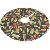 カクテルとロングドリンク、カクテルバー ブラッシュドポリエステルツリースカート (アングル)