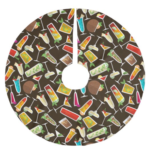 カクテルとロングドリンク、カクテルバー ブラッシュドポリエステルツリースカート (正面)