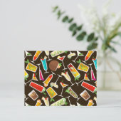 カクテルとロングドリンク、カクテルバー ポストカード (スタンド正面)