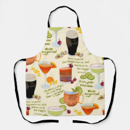 カクテルと会話 エプロン