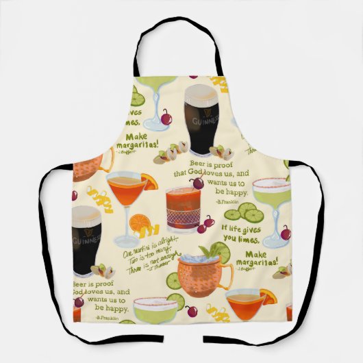 カクテルと会話 エプロン (正面)