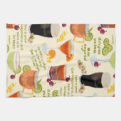 カクテルと会話 キッチンタオル (横)