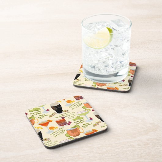 カクテルと会話 コースター (右側)
