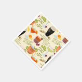 カクテルと会話 スタンダードカクテルナプキン (角)