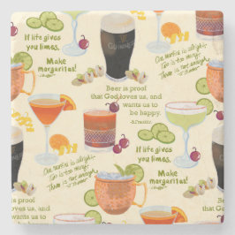 カクテルと会話 ストーンコースター