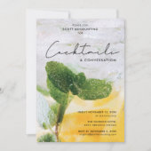 カクテルと会話 招待状 (正面)