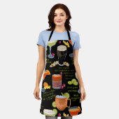 カクテルと熟考 エプロン (着用した状態)