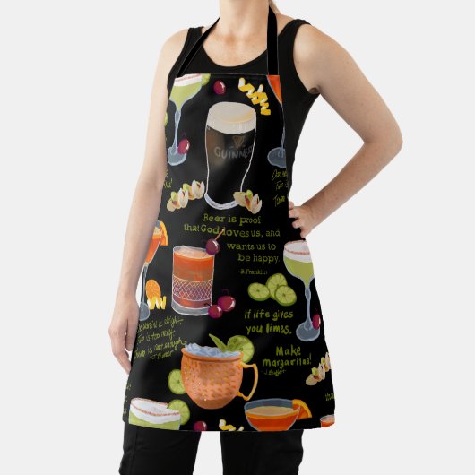 カクテルと熟考 エプロン (インサイチュ)