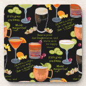 カクテルと熟考 コースター (正面)