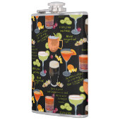 カクテルと熟考 フラスク (左)