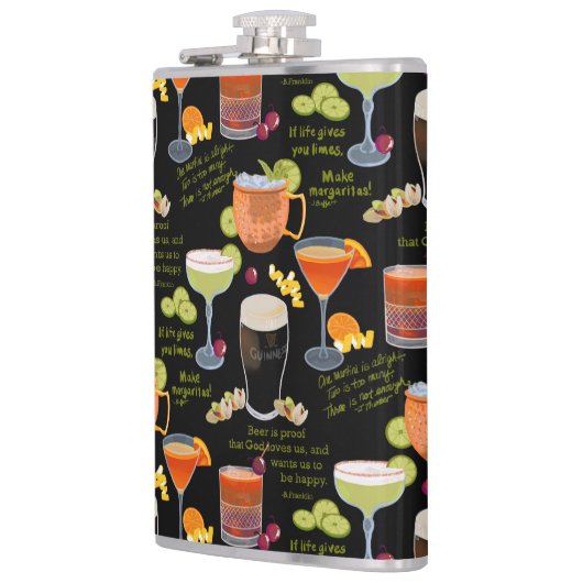 カクテルと熟考 フラスク (左)