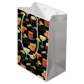 カクテルと熟考 ミディアムペーパーバッグ (裏面アングル)