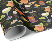 カクテルと熟考 ラッピングペーパー (ロールコーナー)