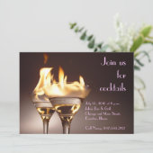 「カクテルにご参加ください」 招待状 (スタンド正面)