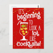 カクテルに似て始めている ポストカード (正面/裏面)