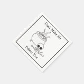 カクテルに毒を入れちゃユーモアのあるだめよ スタンダードカクテルナプキン (角)