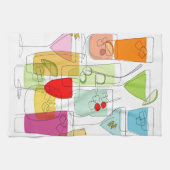 カクテルのふきん キッチンタオル (横)