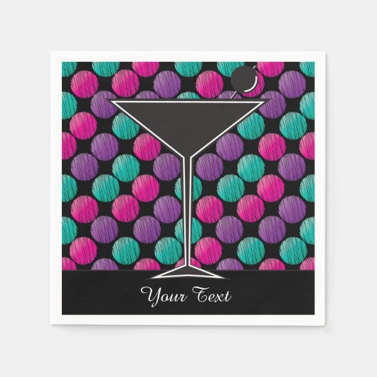 カクテルのパーソナライズおもしろい スタンダードカクテルナプキン (正面)