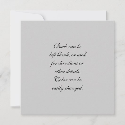 カクテルのパーティの招待状 招待状 (裏面)