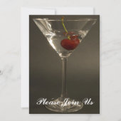 カクテルのパーティの招待状 招待状 (正面)