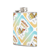 カクテルのフラスコ-ウイスキーサワーのレシピのカクテルの芸術 フラスク (左)