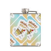 カクテルのフラスコ-ウイスキーサワーのレシピのカクテルの芸術 フラスク (裏面)