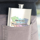 カクテルのフラスコ-マスターのMIXOLOGIST -バーテンダー フラスク (インサイチュ)