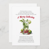 カクテルのメリー収集 招待状 (正面/裏面)