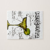 カクテルのレシピマルガリータ ジグソーパズル (横)