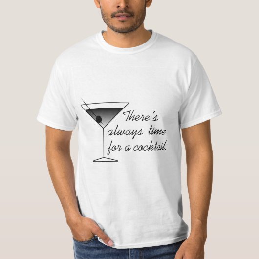 カクテルのワイシャツ Tシャツ (正面)