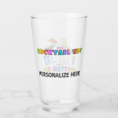 カクテルの上りの飲み物のHighballのパイント タンブラーグラス (裏面)