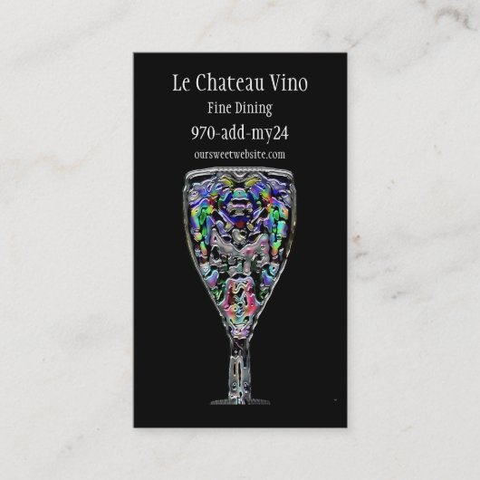 カクテルの名刺 名刺 (正面)