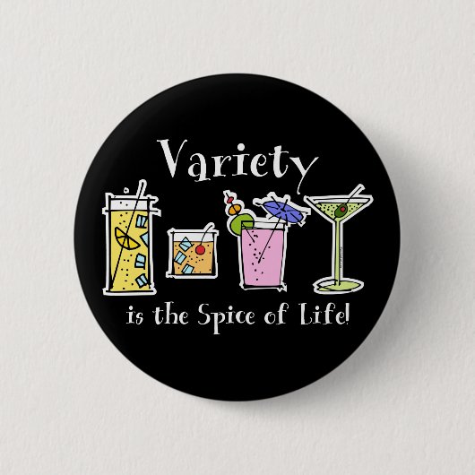 カクテルの変化 缶バッジ (正面)