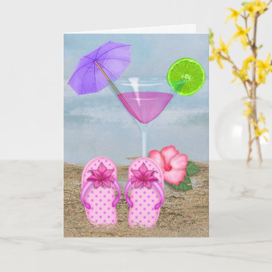 カクテルの引退 カード (黄色い花)