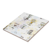 カクテルの飲み物のレシピのデザイン タイル (側面)