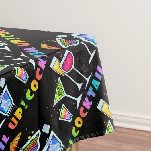 カクテルの-カクテルグラス テーブルクロス (インサイチュ)