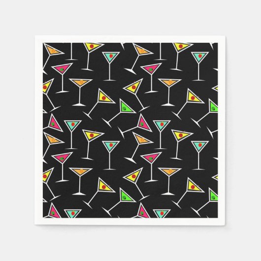 カクテルは誰か？ スタンダードカクテルナプキン (正面)