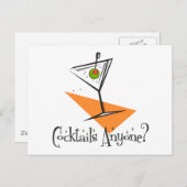 カクテルは誰か? ポストカード (正面/裏面)