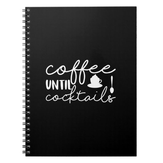 カクテルまでコーヒーアートコーヒー ノートブック (正面)