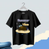 カクテルを持つカメ Tシャツ