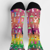 カクテルを着た女性たちとパーティー ソックス (上部)