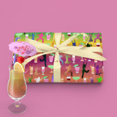 カクテルを着た女性たちとパーティー 薄葉紙