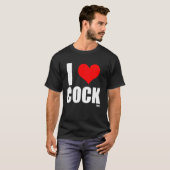 カクテルを飲むのが大好き Tシャツ (正面フル)