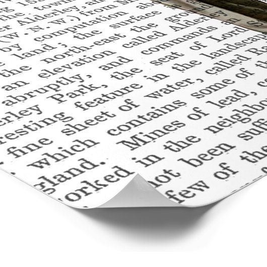 カクテルを飲む ポスター (角)