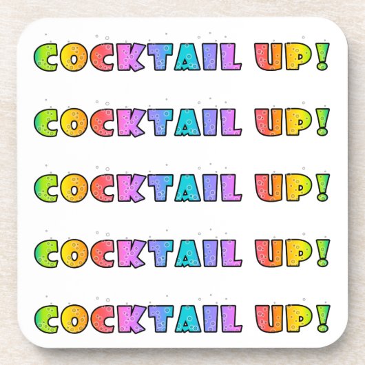 カクテルアップ！コルクコースター コースター (正面)