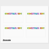 カクテルアップ！シール 長方形シール (シート)