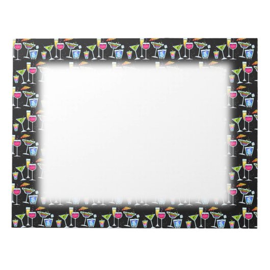 カクテルアップ！メモ帳（大） ノートパッド (正面)