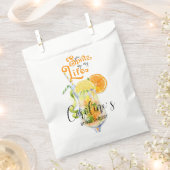 カクテルアペロスピリッツイタリアンスタイルブライダルシャワー フェイバーバッグ (クリップ留めされた状態)