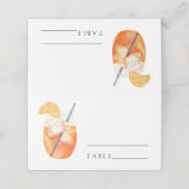 カクテルアペロスピリッツ – 結婚座席表 プレイスカード (外部開封)